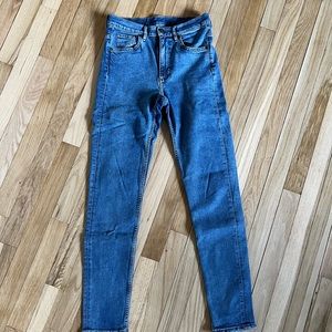 COS Blue Skinny Jeans High Rise - Size 27